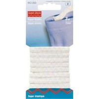 Super-Elastic Weiß EUR Meter Gummiband Superelastisch Schwarz Prym 910253