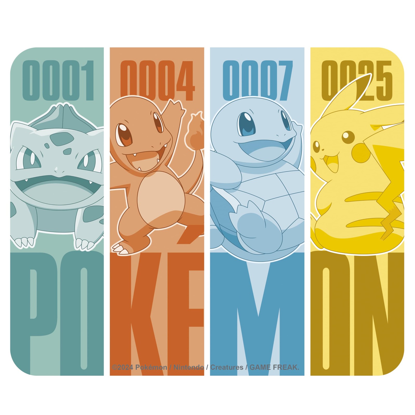 ABYSTYLE - Pokemon Kanto zachte muismat, starters