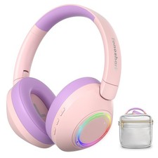 Noise Cancelling Headphones for Kids,Colorful RGB LED Lights, 60H Playtime, B...