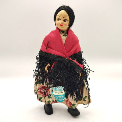 Venice 2 Doll Treasure Of Italy Collection With Tag 6'' Standing Vintage Souvenir