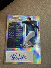 2025 Panini Crusade #2 Blake Wolters Auto Majestic Marks Prospect Card KC Royals