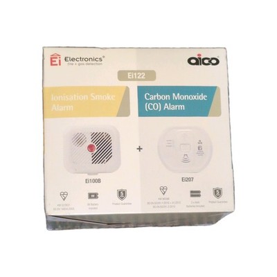 Ei122 - Aico Ei207 Kohlenmonoxidmelder - Ionisationsrauchmelder - Ei100B