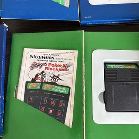 Lot of 7 Vintage Intellivision Games 1979-81 All In Original Box Good Condition