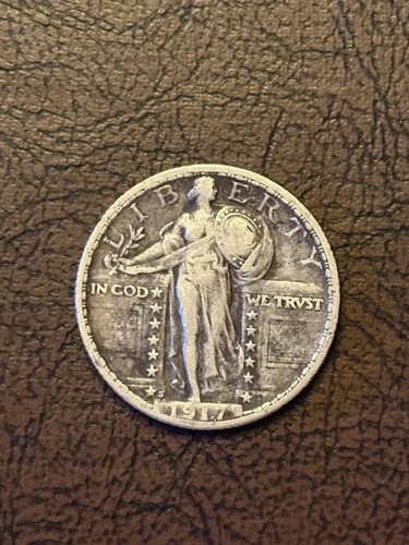 🔥1917-S Standing Liberty Quarter Type 2, Scarce Coin, Hard Find, BID TO WIN!🔥