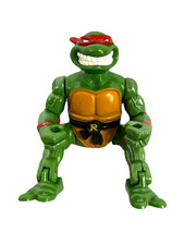 Vintage 1994 TMNT Kowabunga Crackin' Egg: Shell Splittin' Raphael Figure Loose