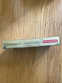 Nintendo Game & Watch Super Mario Bros Handheld Console Clock - Game and Watch