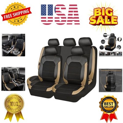 Leather seat Covers,Automotive Universal Sport car seat Cover Super 5mm Compo...