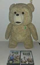 Ted 2 Movie-Size Plush Talking Teddy Bear Explicit Doll 24'' With DVDs