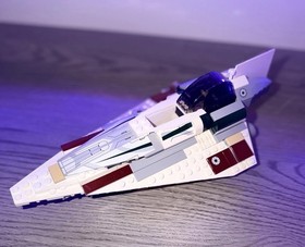 LEGO Star Wars 7868 Mace Windu Jedi Starfighter Built Incomplete No Minifigures