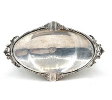 Antique Sterling Silver 925 Cigarette Ash Tray Footed 129 gr