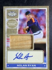 2025 Leaf Lumber- Nolan Ryan Auto  /5 Game Used Bat* (BARREL) (AU) (MEM)3/5
