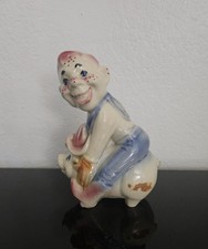 Vintage 1950s Shawnee Howdy Doody Riding Pig Piggy Bank