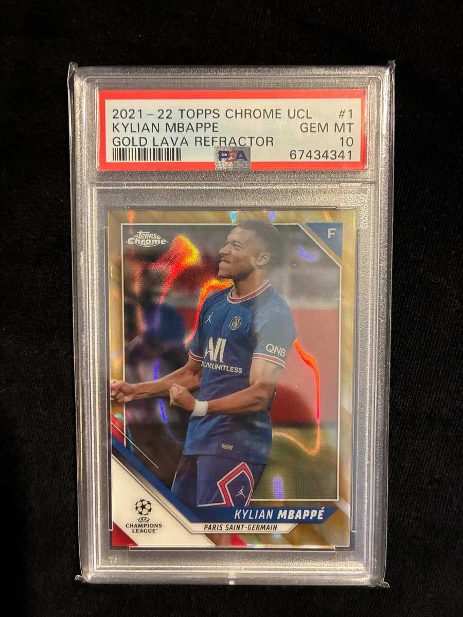 2021-22 Topps Chrome UCL Kylian Mbappé #1 for sale | eBay