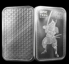 2020 1oz Samurai Warrior BAR  .999 SILVER  BU in capsule