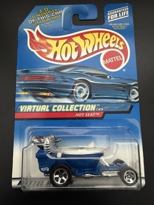 Hot Wheels Virtual Collection 2000 #101 Hot Seat Blue Toilet w 5 Spoke 27068