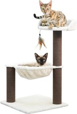 3-Level Kitten Tree with Plush Perch, Soft Hmo, and