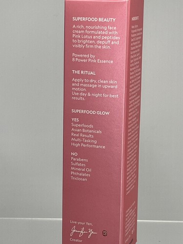 Crema facial de renovación de péptidos YENSA ROSA LOTUS 8 ESENCIAS 1,7 oz/50 ml nueva en caja. - Imagen 4 de 4