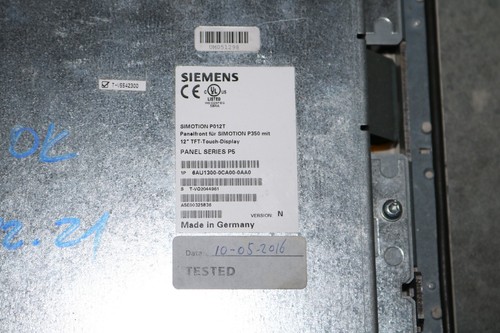 Siemens 6AU1300-0CA00-0AA0 Simotion P012T Pannello Frontale 12"- Versione Touch N P 012 T - Foto 3 di 7
