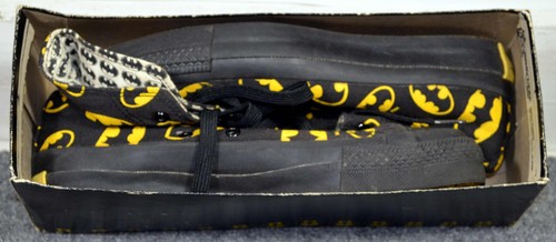 Scarpe vintage 1989 Batman DC Comics tela alte Converse Chuck Taylor - belle - Foto 5 di 8