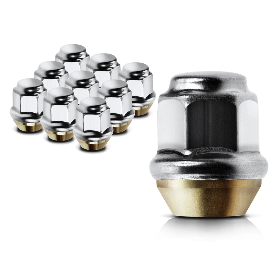 10x Tuerca de rueda delantera/trasera M12-1.50 Dometop para Ram C/V Dodge Ford Acura BMW Foto 2 de 4