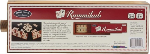Classic Rummikub Tile Game with Built-in Player Trays - 106 Durable Tiles - Picture 4 of 10