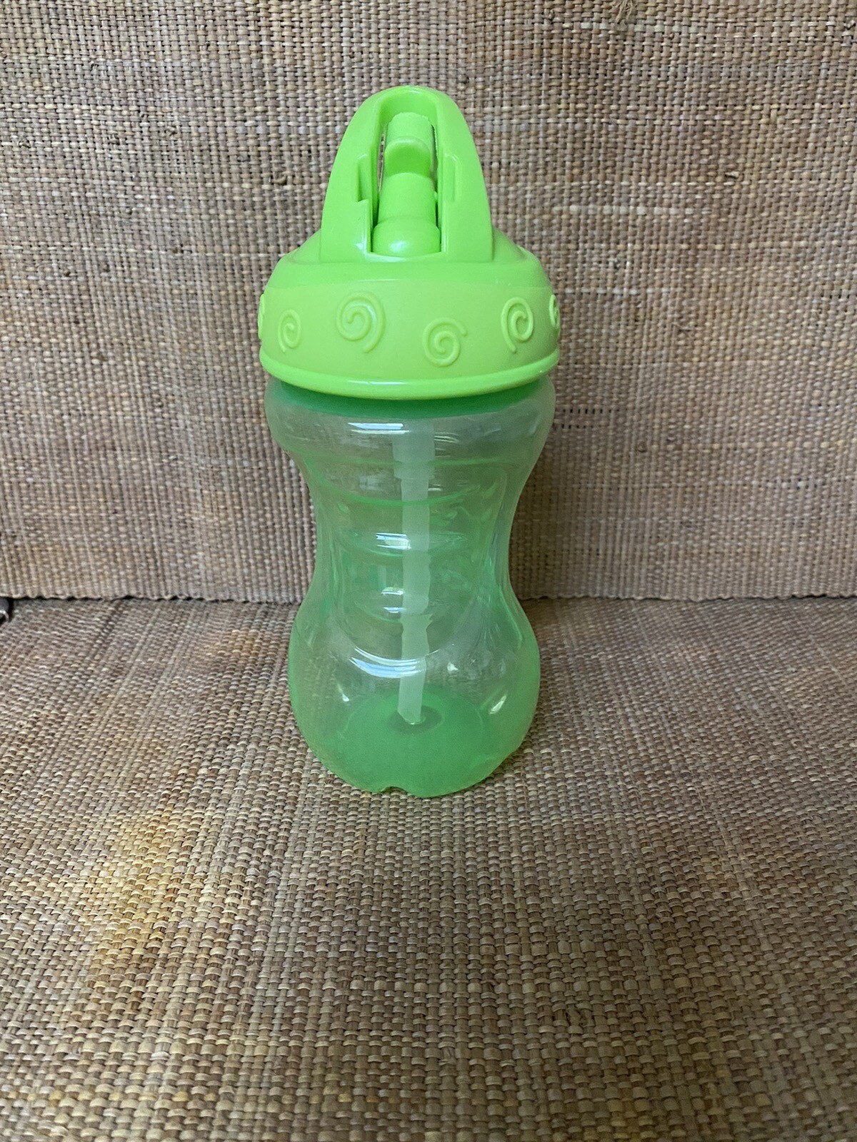 Nuby Free Flow Flipit Straw Beaker Toddler Kid Easy Grip Cup 12m