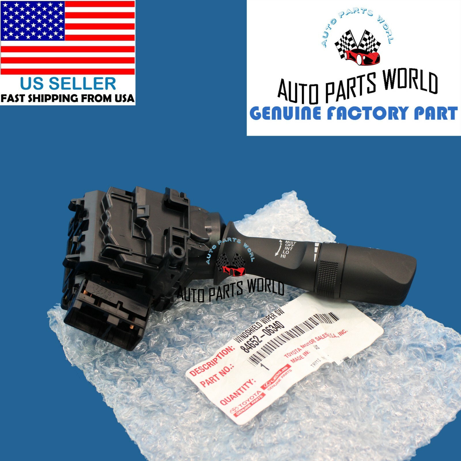 GENUINE TOYOTA AVALON CAMRY COROLLA INTERMITTENT WIPER SWITCH