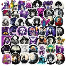 50 Pack of Cool Gothic Stickers for Laptop/Water Bottle/Phone Case
