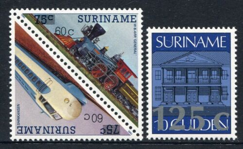 Surinam 1988 Eisenbahn Trains Railways Architektur 1258-1260 Postfrisch MNH - Bild 1 von 1