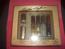 NEW ELIZABETH TAYLOR WHITE DIAMONDS PURSE SPRAY COLLECTION 4 FRAGRANCE IN BOX