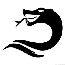 Snake Head - Decal Sticker - Multiple Colors  Sizes - ebn6847