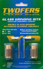 3/4" Ultra FINE Aanraku Twofers Diamond Grinder Bits 600 Grit