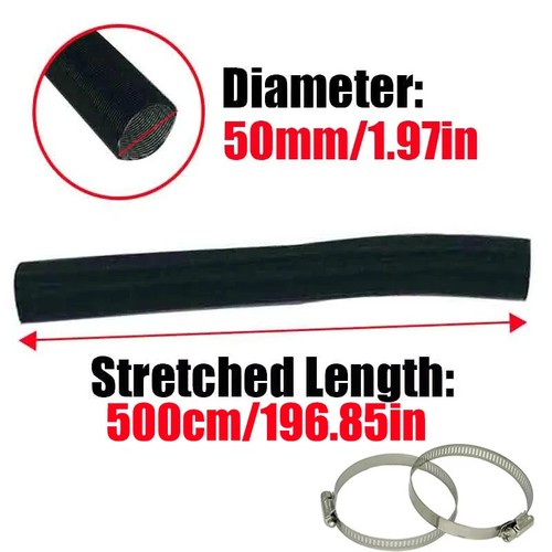 25/42/60/75/80mm Duct Pipe Air Diesel Parking Heater Conditioner Ducting 3M/5M - Foto 16 di 26
