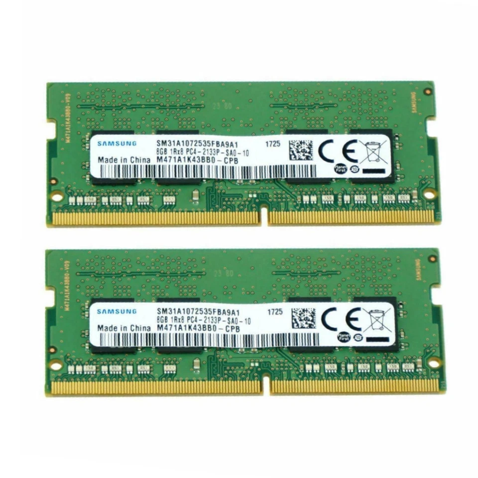 Samsung 16GB (2X 8GB) DDR4 2133MHZ PC4-17000 SODIMM Memory Ram M471A1K43BB0-CPB - Image 2 of 3
