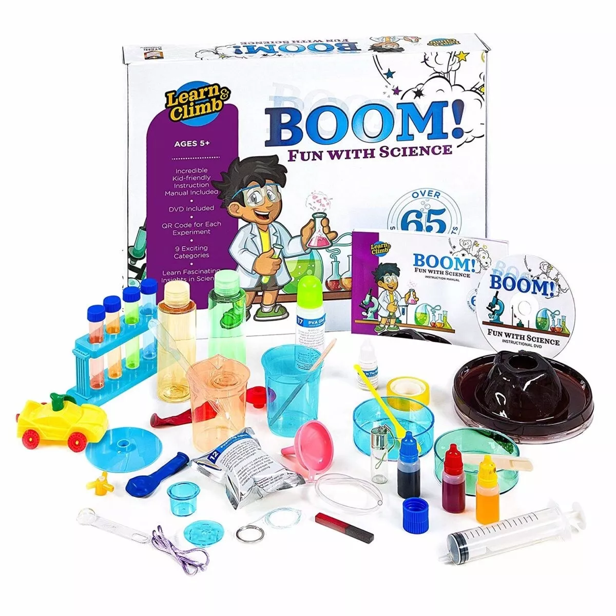  Science Kit for Kids Age 5-7 - 65 Science Experiments Gift Set  : Toys & Games