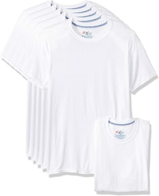 Hanes Men's X-Temp Comfort Cool Crewneck Undershirt (5 Pack