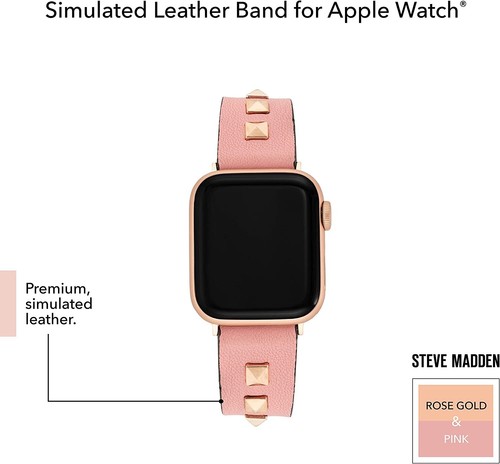 Steve Madden pink 38/40/41mm Apple Watch Band - Picture 2 of 5