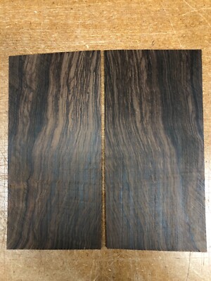 Rosewood head stock veneers. 8 X 4 X 0.111'' Book matched set, highly figured