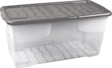 6x80L Strata  Kunststoff stapelbare transpare...
