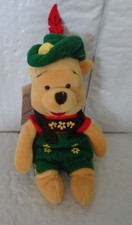 NWT - Disney Store - October Fest - Winnie Pooh - 8" Mini Bean Bag Plush
