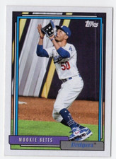 2021 Topps Update Series Mookie Betts #T92-1 1992 Redux Los Angeles Dodgers