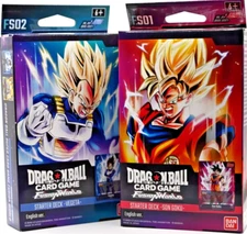 Dragon Ball Super TCG Fusion World Starter Deck FS01 Son Goku & FS02 Vegeta  NEW