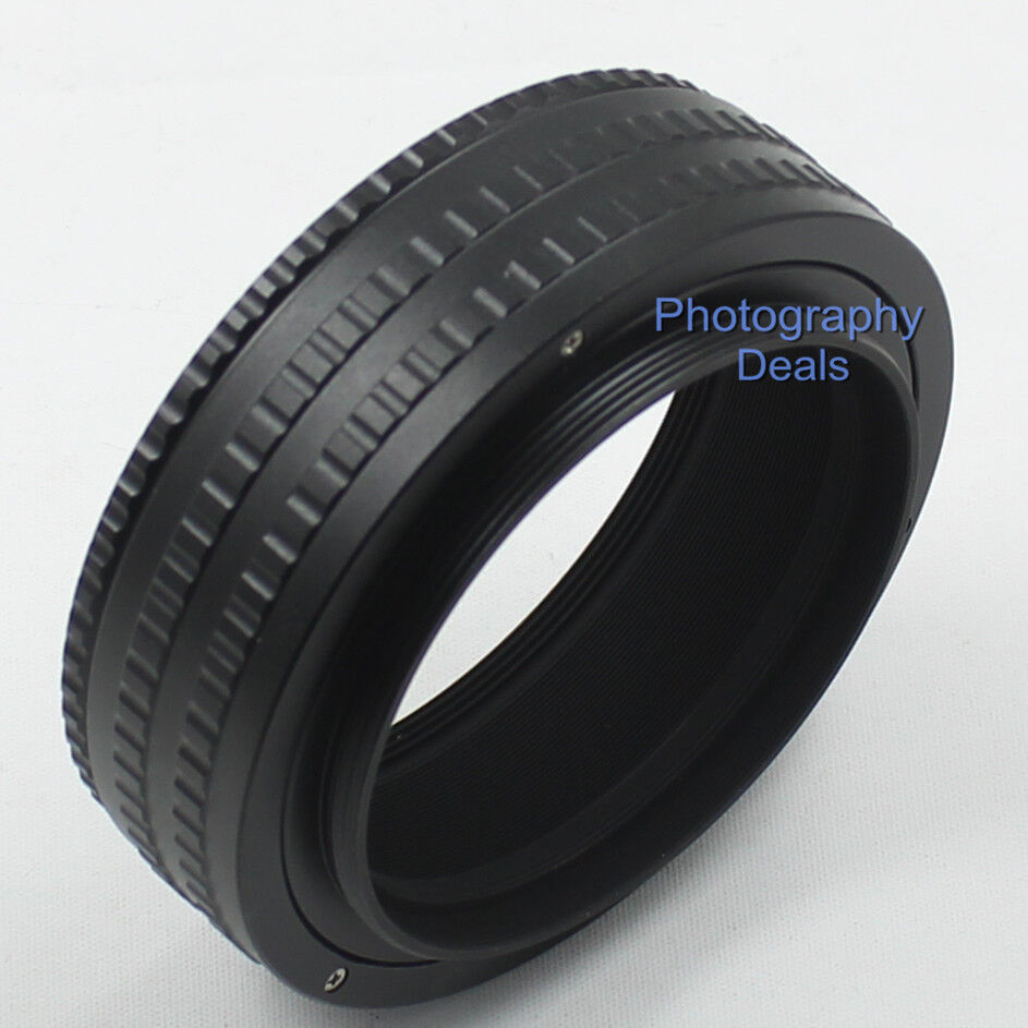 M65 to M65 25mm-55mm Adjustable Focusing Helicoid Adapter 25-55mm