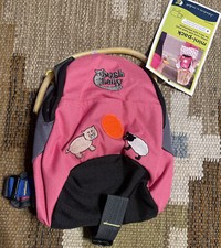 BNWT Bushbaby PINK Mini Back Pack Reins Safety Harness 1-4 Years
