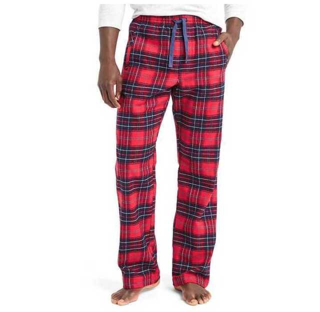 NEW MEN'S XS L GAP + PENDLETON PJ PAJAMA COTTON PANTS IN RED PLAID | eBay