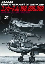 Junkers Ju188 288 388 Famous Airplanes of the World Military Aircraft Japan #201