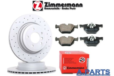 Zimmermann Sport Brake Set Fully Drilled 330mm Rear BMW 3 Series F30 4 Series
