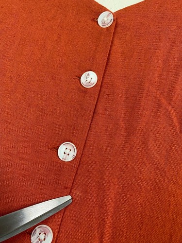 NEW Charlie Paige Linen Blend Sleeveless Rust Orange Midi Dress size Medium... - Picture 8 of 19