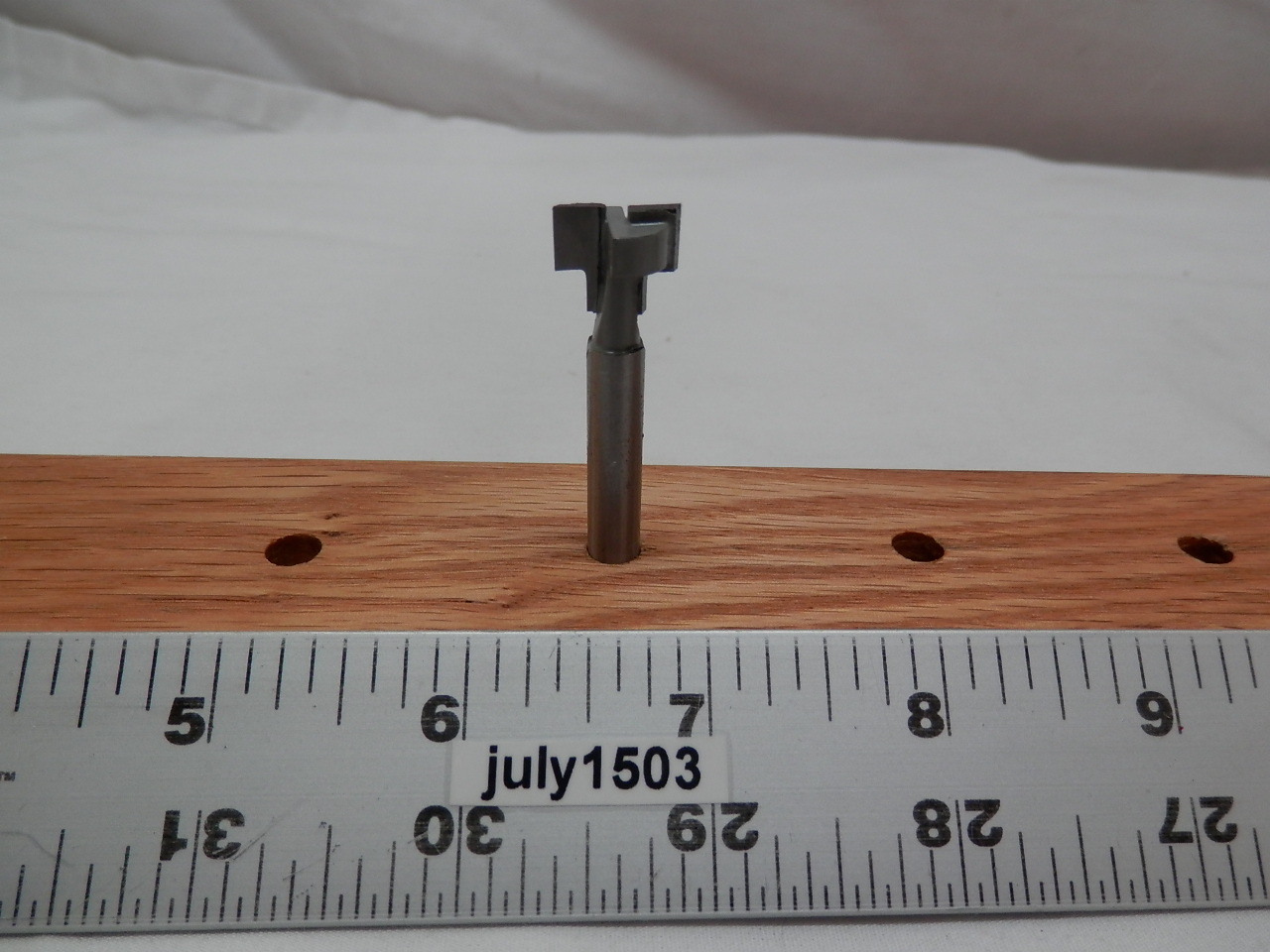 (1) NEW 1/2" D Keyhole Carbide Tipped Router Bit 1/4" Shank 2 Flute qw