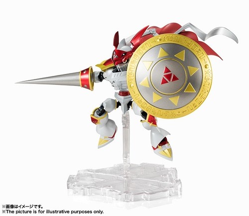 RARE NXEDGE STYLE DIGIMON UNIT Dukemon Action Figure 2018 from JAPAN 10cm 3.93" - Picture 8 of 9